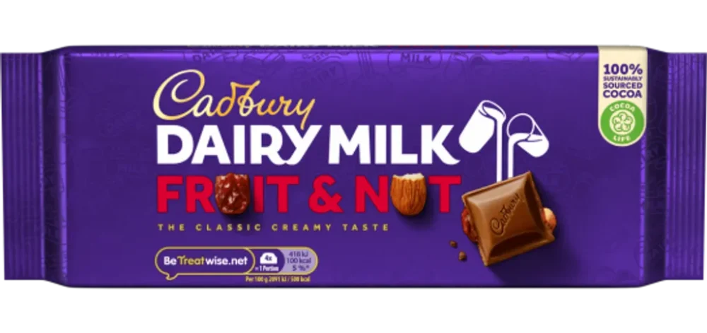 Cadbury Dairy Milk Fruit and Nut Chocolate Bar