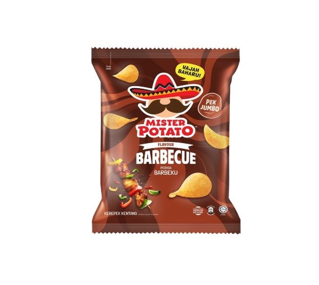 Mister Potato Chips Barbecue 140g (Pack)