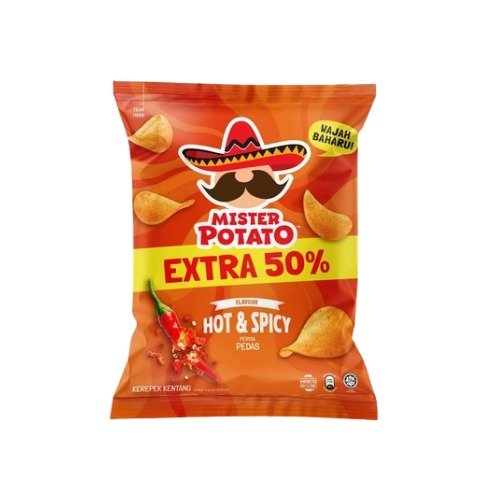 Mister Potato Chips Hot & Spicy 60g